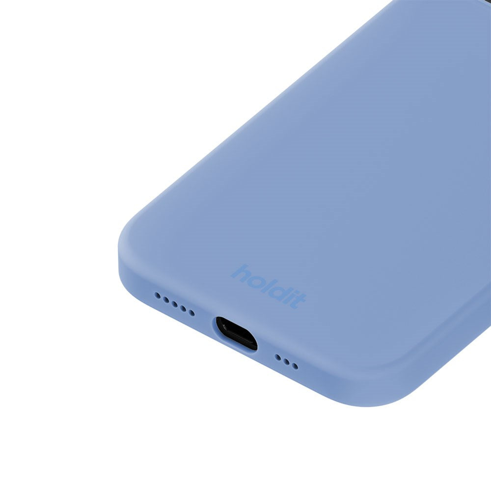 iPhone 12 / 12 Pro Holdit Soft Touch Silikone Mobil Cover - Soft Cobalt