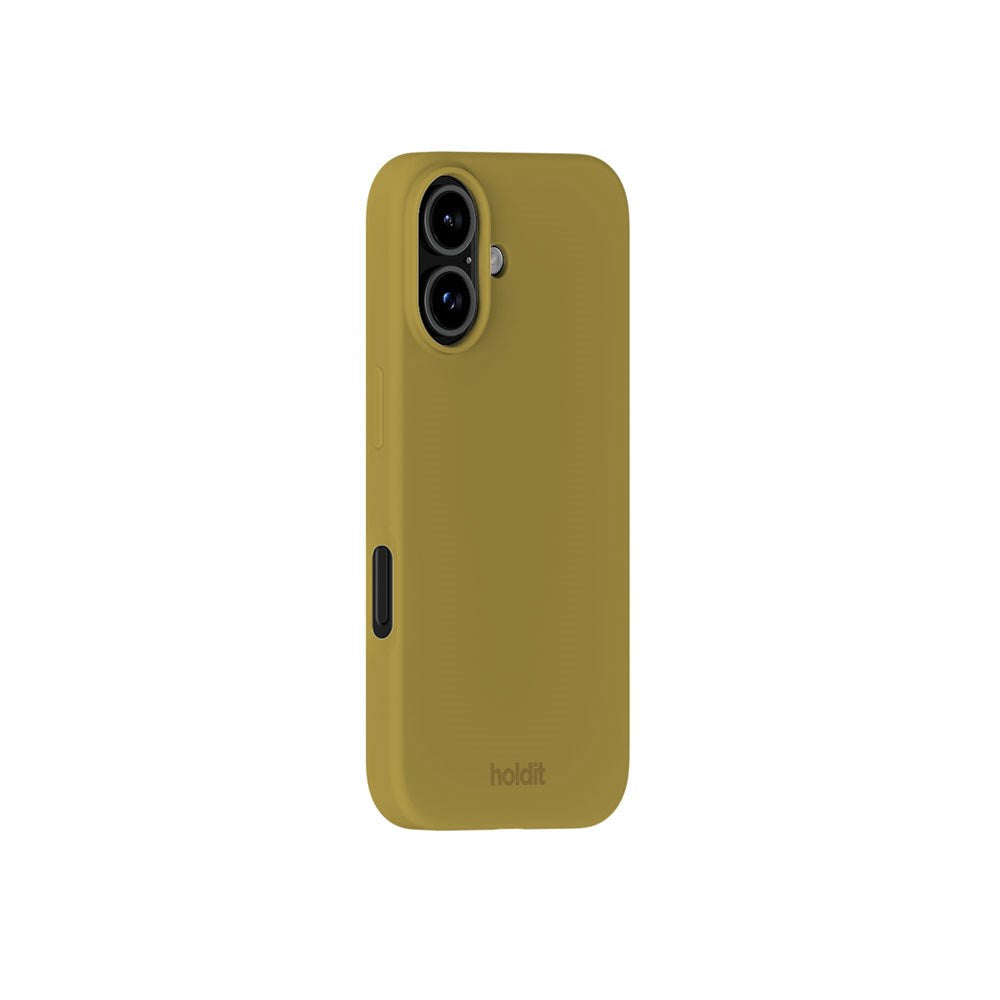 iPhone 16 Holdit Soft Touch Silikone Mobil Cover - Warm Olive