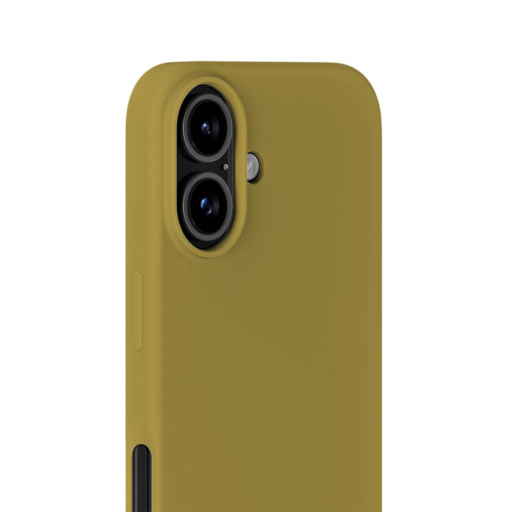 iPhone 16 Holdit Soft Touch Silikone Mobil Cover - Warm Olive