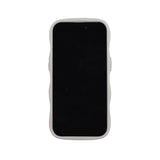 iPhone 17e / 16e / 15 / 14 / 13 Holdit Wavy Cover - Wool Grey / Transparent