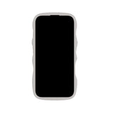 iPhone 16 Holdit Wavy Cover - Wool Grey / Transparent