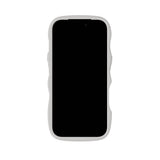 iPhone 17 Pro Holdit Wavy Cover - Wool Grey / Transparent