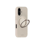 iPhone 16 Holdit Silikone Stand Cover - Light Beige