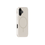 iPhone 16 Holdit Mono Cover - MagSafe Kompatibel - Light Beige / Beige