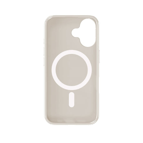 iPhone 16 Holdit Mono Cover - MagSafe Kompatibel - Light Beige / Beige