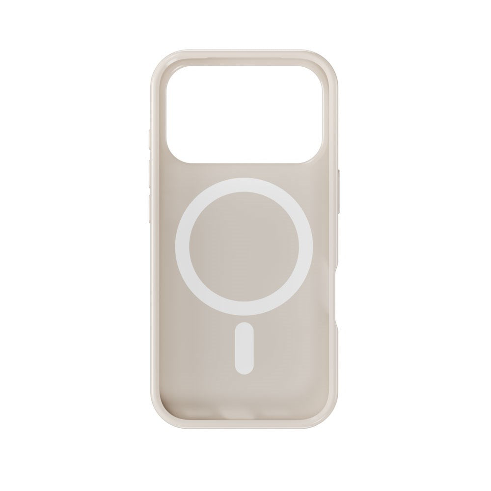 iPhone 17 Pro Max Holdit Mono Cover - MagSafe Kompatibel - Light Beige / Beige