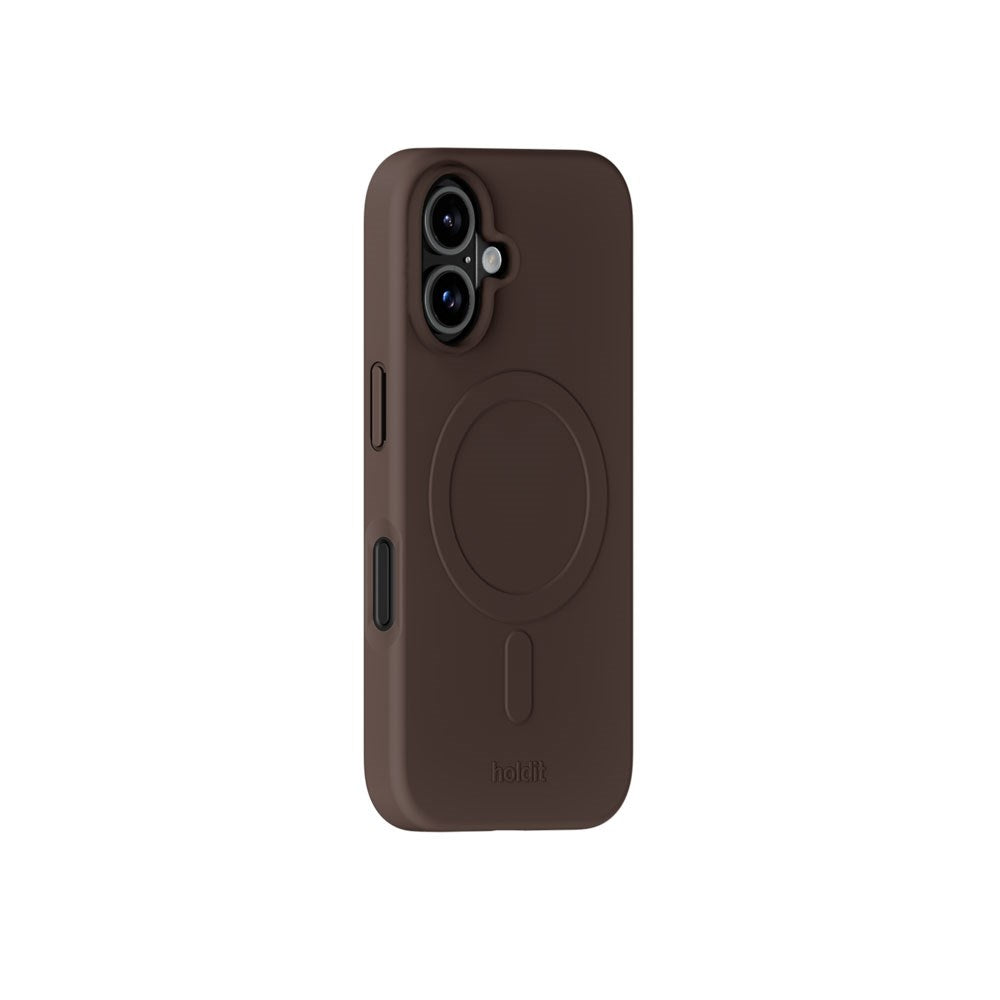 iPhone 16 Holdit Soft MagSafe Cover - Chocolate