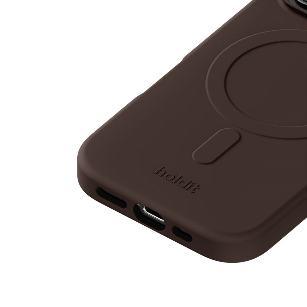 iPhone 16 Pro Holdit Soft MagSafe Cover - Chocolate