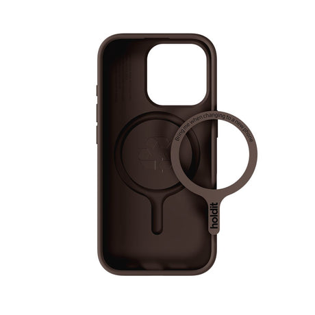 iPhone 16 Pro Holdit Soft MagSafe Cover - Chocolate