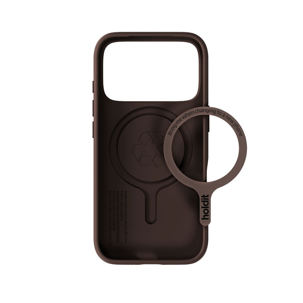 iPhone 17 Pro Max Holdit Soft MagSafe Cover - Chocolate