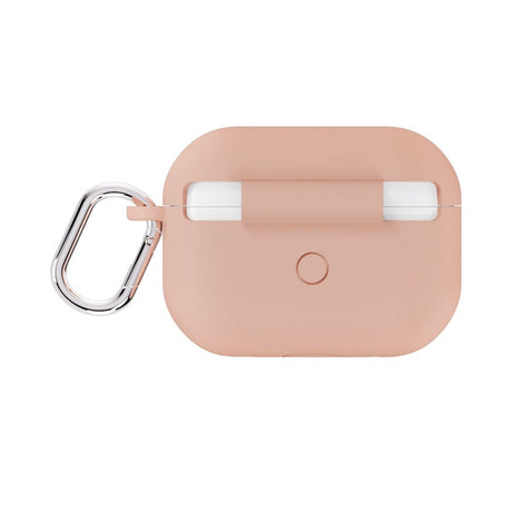 Apple AirPods Pro (1. & 2. Gen.) Holdit Silicone Cover m. Karabinhage - Bare Pink