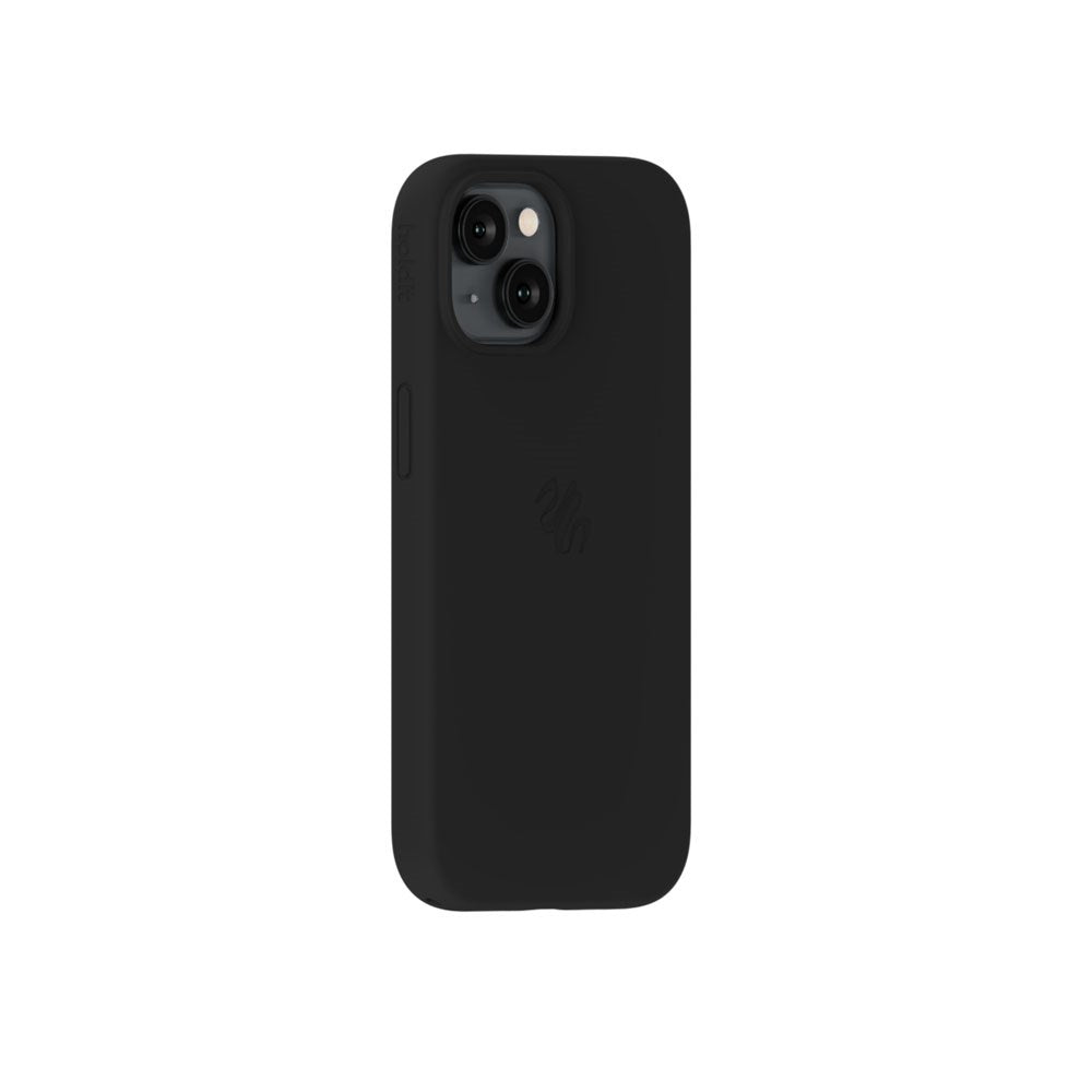 iPhone 15 / 14 / 13 Holdit Soft Touch MagSafe Silikone Mobil Cover - Black