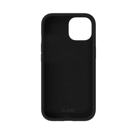 iPhone 15 / 14 / 13 Holdit Soft Touch MagSafe Silikone Mobil Cover - Black