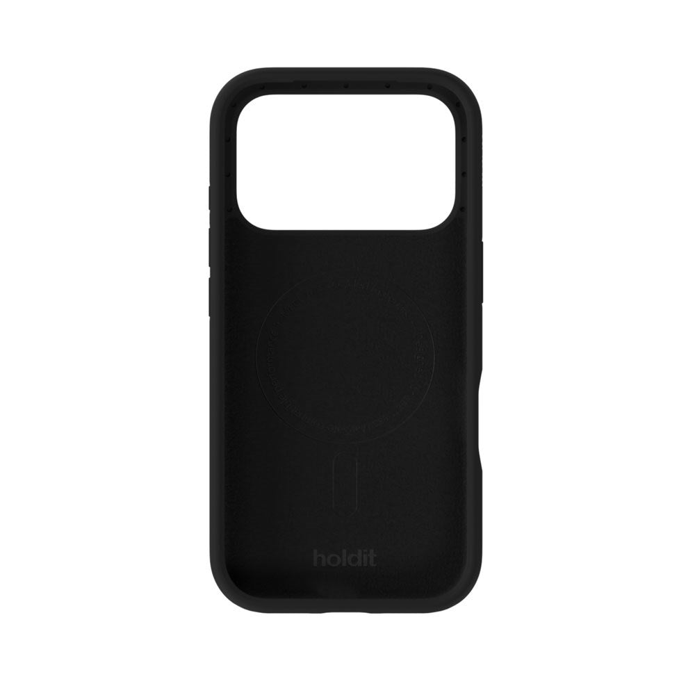 iPhone 17 Pro Max Holdit Soft Touch MagSafe Silikone Mobil Cover - Black