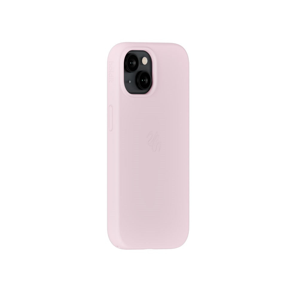 iPhone 15 / 14 / 13 Holdit Soft Touch MagSafe Silikone Mobil Cover - Pale Pink