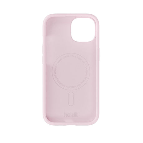 iPhone 15 / 14 / 13 Holdit Soft Touch MagSafe Silikone Mobil Cover - Pale Pink
