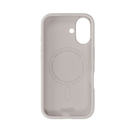 iPhone 16 Holdit Soft Touch MagSafe Silikone Mobil Cover - Wool Gray