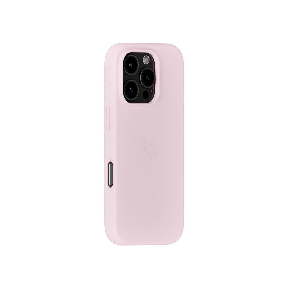 iPhone 16 Pro Holdit Soft Touch MagSafe Silikone Mobil Cover - Pale Pink