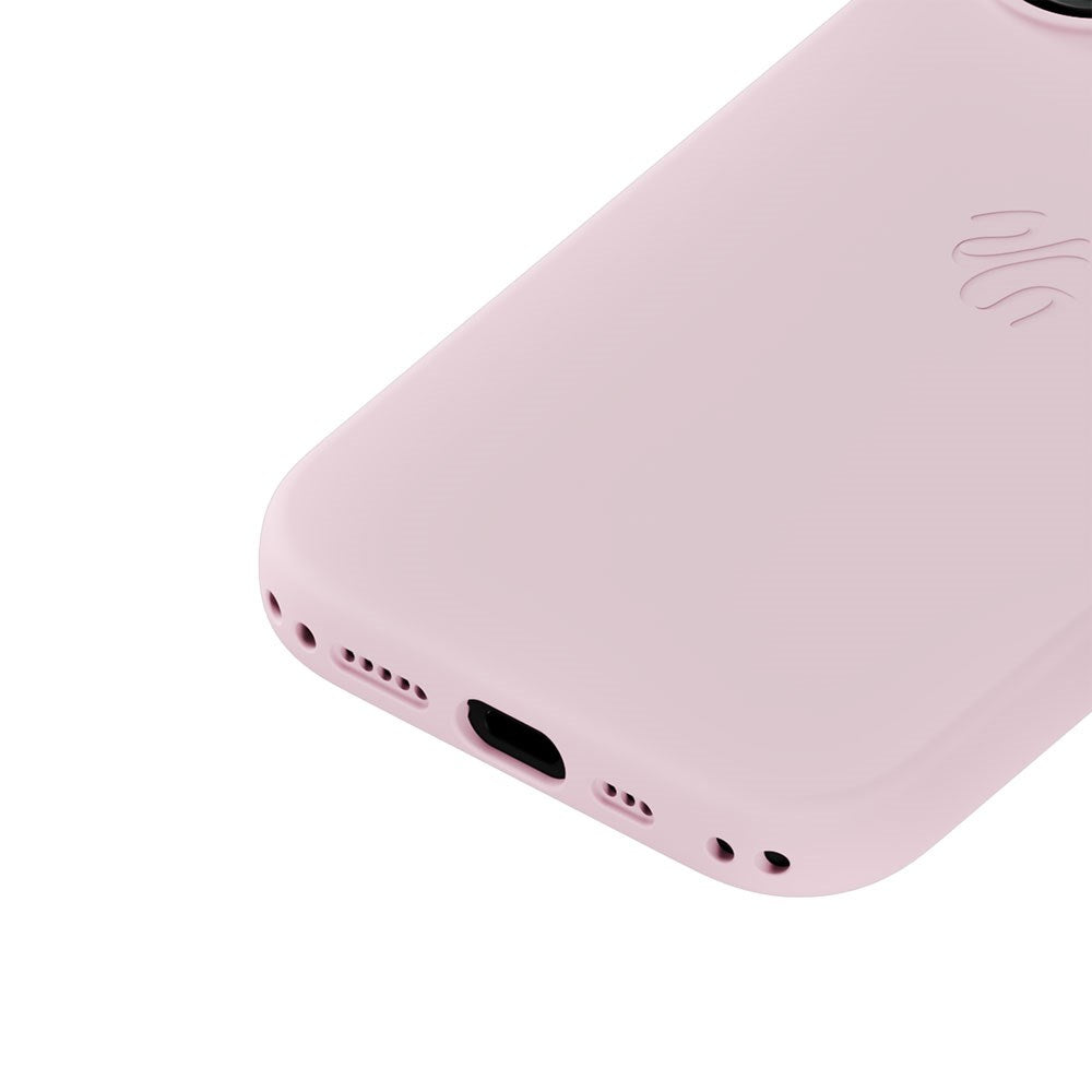 iPhone 17 Holdit Soft Touch MagSafe Silikone Mobil Cover - Pale Pink