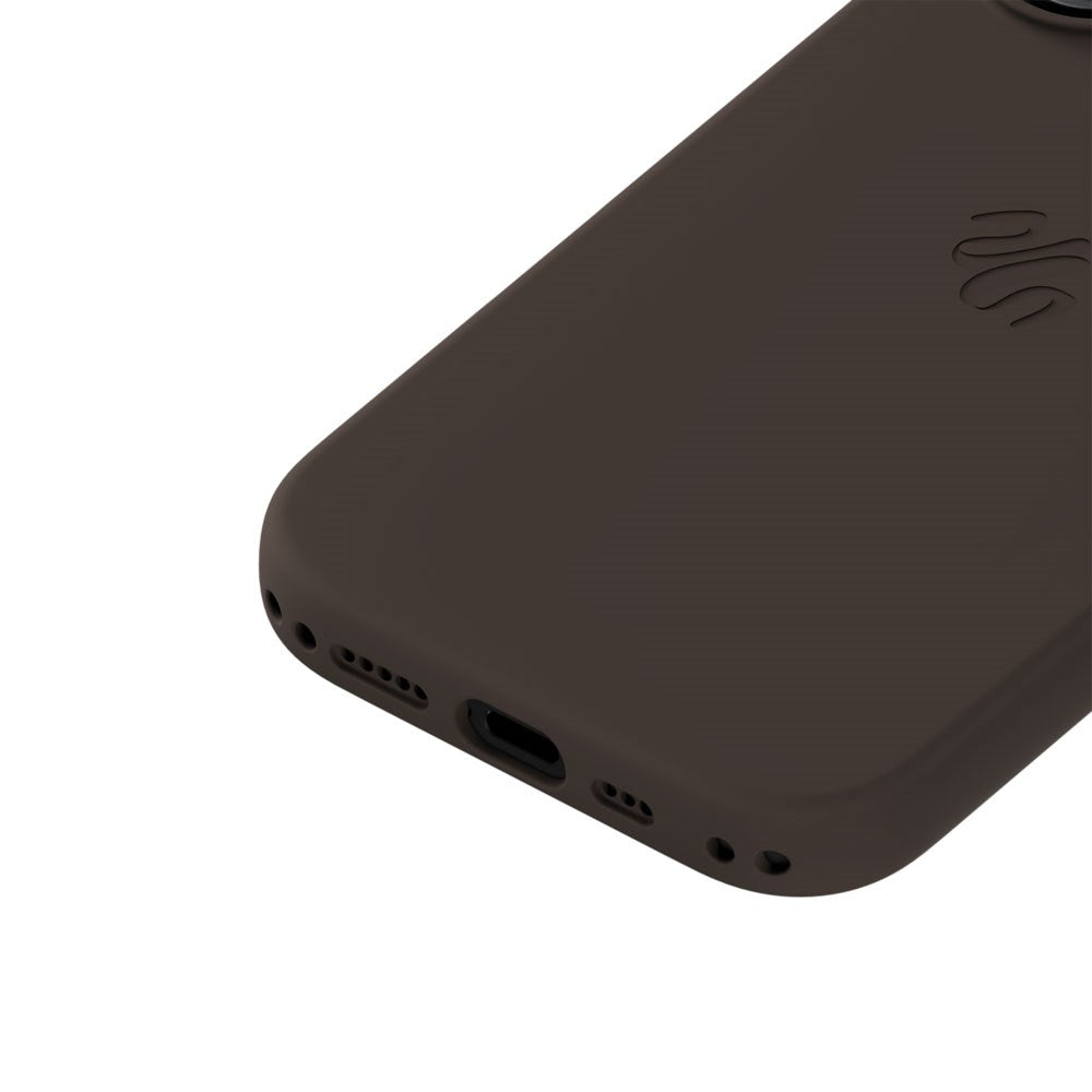 iPhone 17 Holdit Soft Touch MagSafe Silikone Mobil Cover - Chocolate