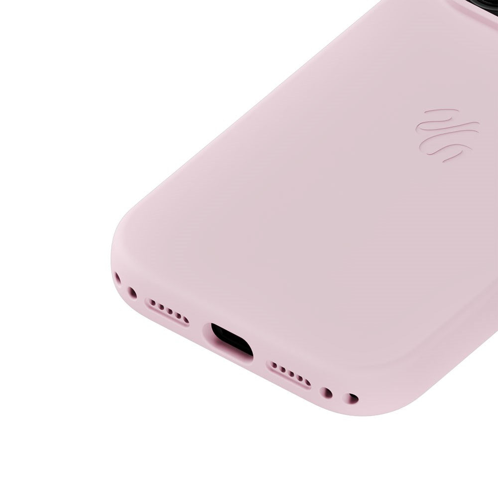 iPhone 17 Pro Holdit Soft Touch MagSafe Silikone Mobil Cover - Pale Pink