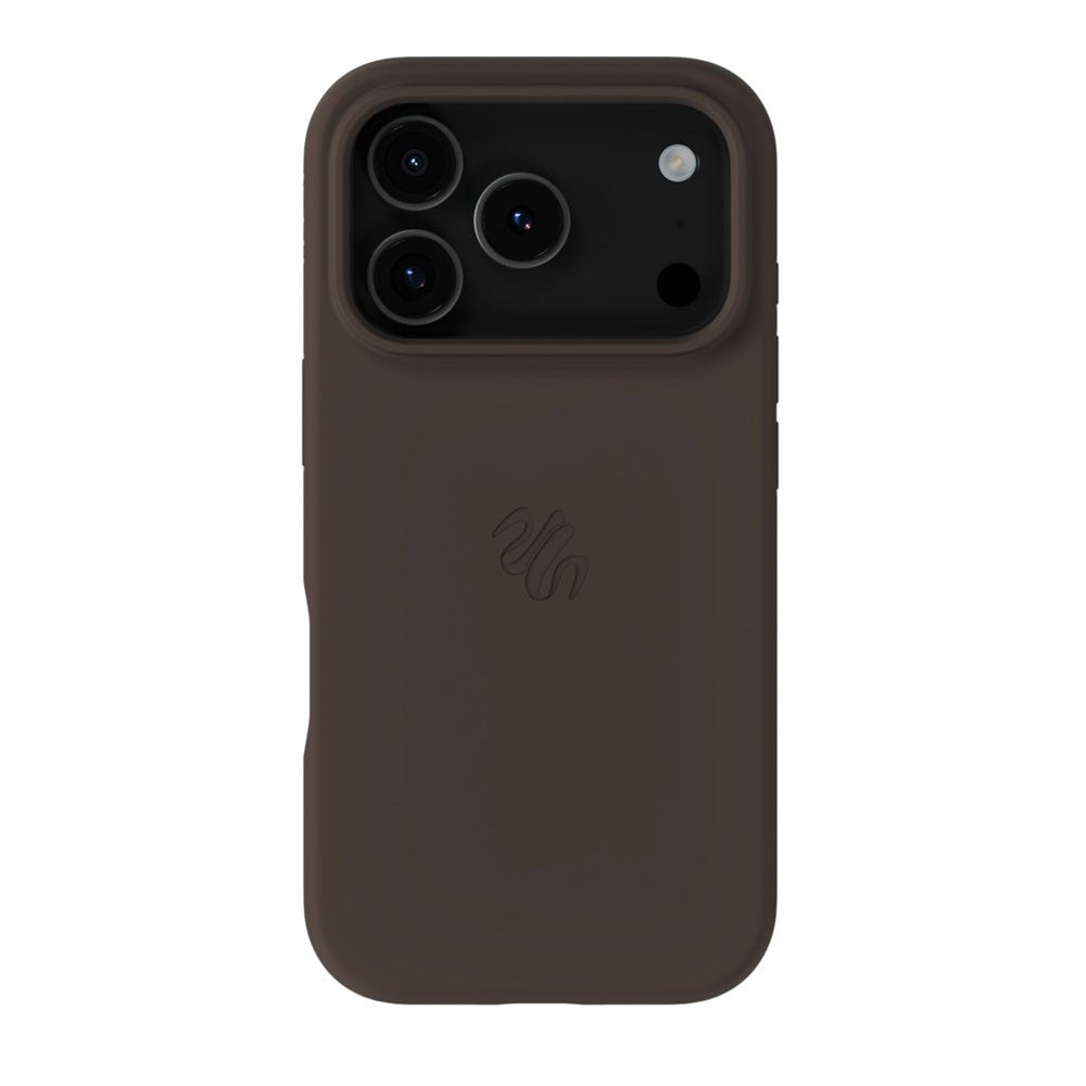 iPhone 17 Pro Holdit Soft Touch MagSafe Silikone Mobil Cover - Chocolate