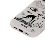 iPhone 18 Pro Max / 17 Pro Max Holdit Graphic Print Cover - Wool Gray