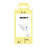 Smartline Vægoplader m. 1x USB-C - 140W - Hvid