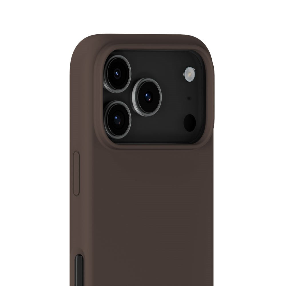 iPhone 18 Pro / 17 Pro Holdit Soft Touch Silikone Mobil Cover - Chocolate