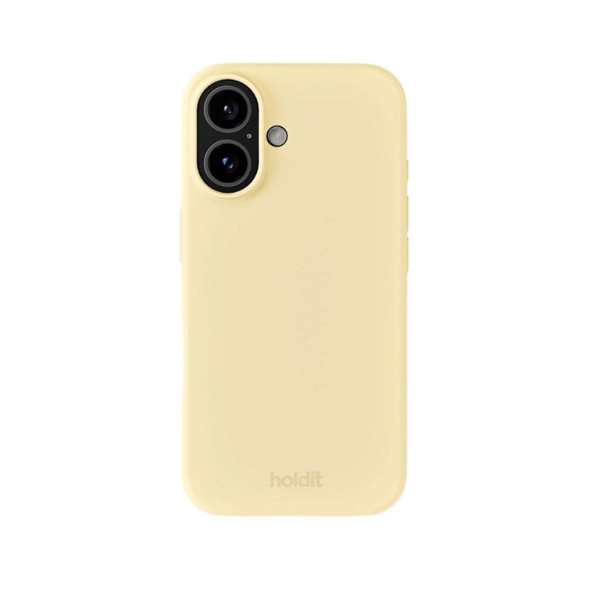 iPhone 16 Holdit Soft Touch Silikone Mobil Cover - Butter Yellow