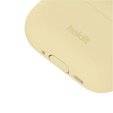 Apple AirPods Pro (3. Gen.) Holdit Silicone Cover m. Karabinhage - Butter Yellow