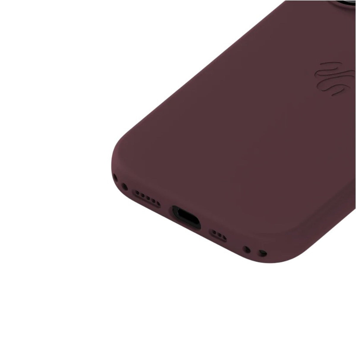 iPhone 17 Holdit Soft Touch MagSafe Silikone Mobil Cover - Bordeaux