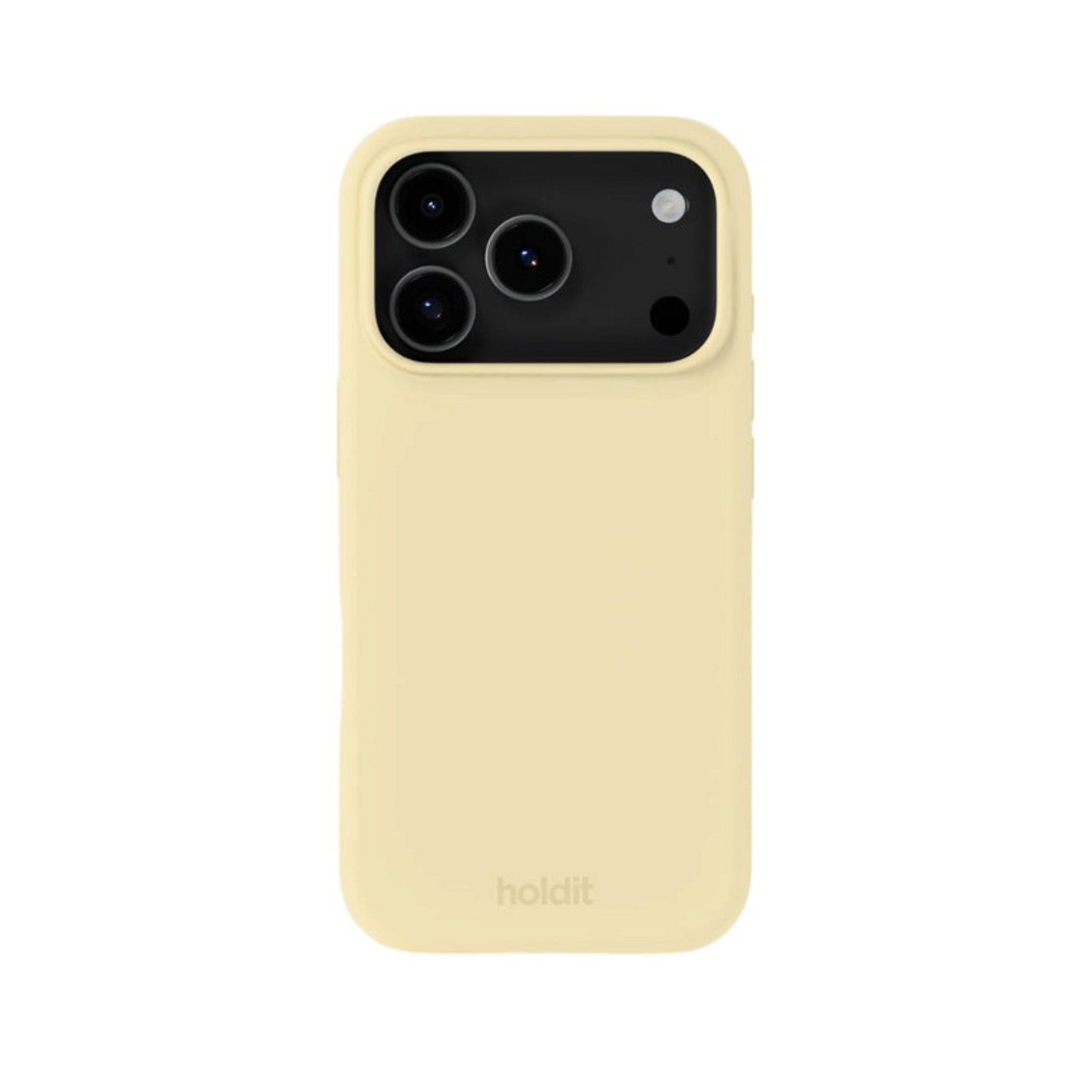 iPhone 18 Pro Max / 17 Pro Max Holdit Soft Touch Silikone Mobil Cover - Butter Yellow