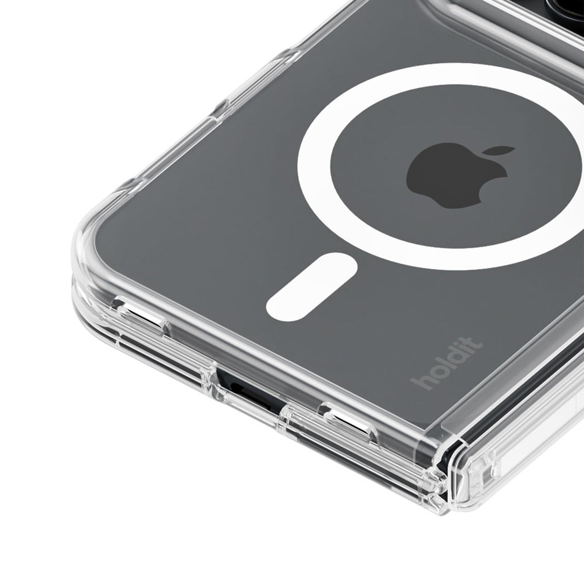 iPhone Duo Holdit Transparent Cover - MagSafe Kompatibel - Transparent