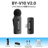 BOYA BY-V10 Trådløs Mikrofon - USB-C - Sort