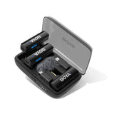 BOYA BOYALINK Trådløst Mikrofon - Lightning / USB-C / 3.5mm Minijack - Sort