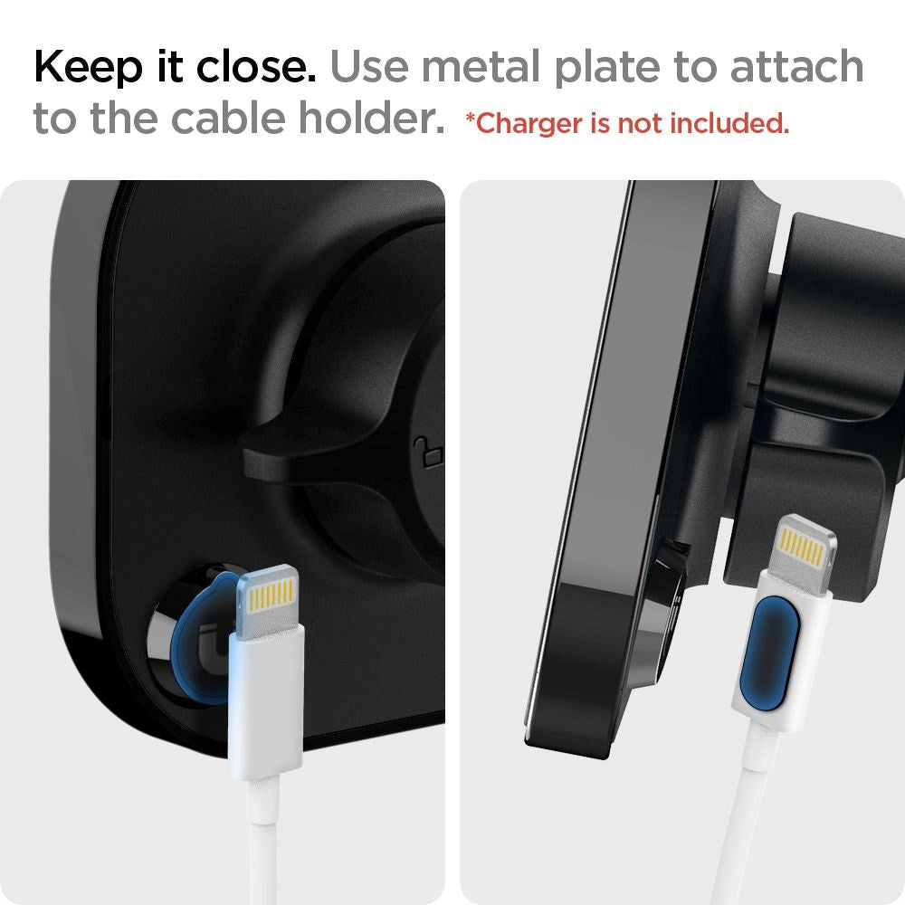 Spigen ITS12 Magnetisk Bilholder til Ventilation- MagSafe Kompatibel - Sort