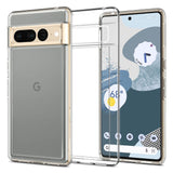 Google Pixel 7 Pro Spigen Ultra Hybrid Bagside Cover - Gennemsigtig