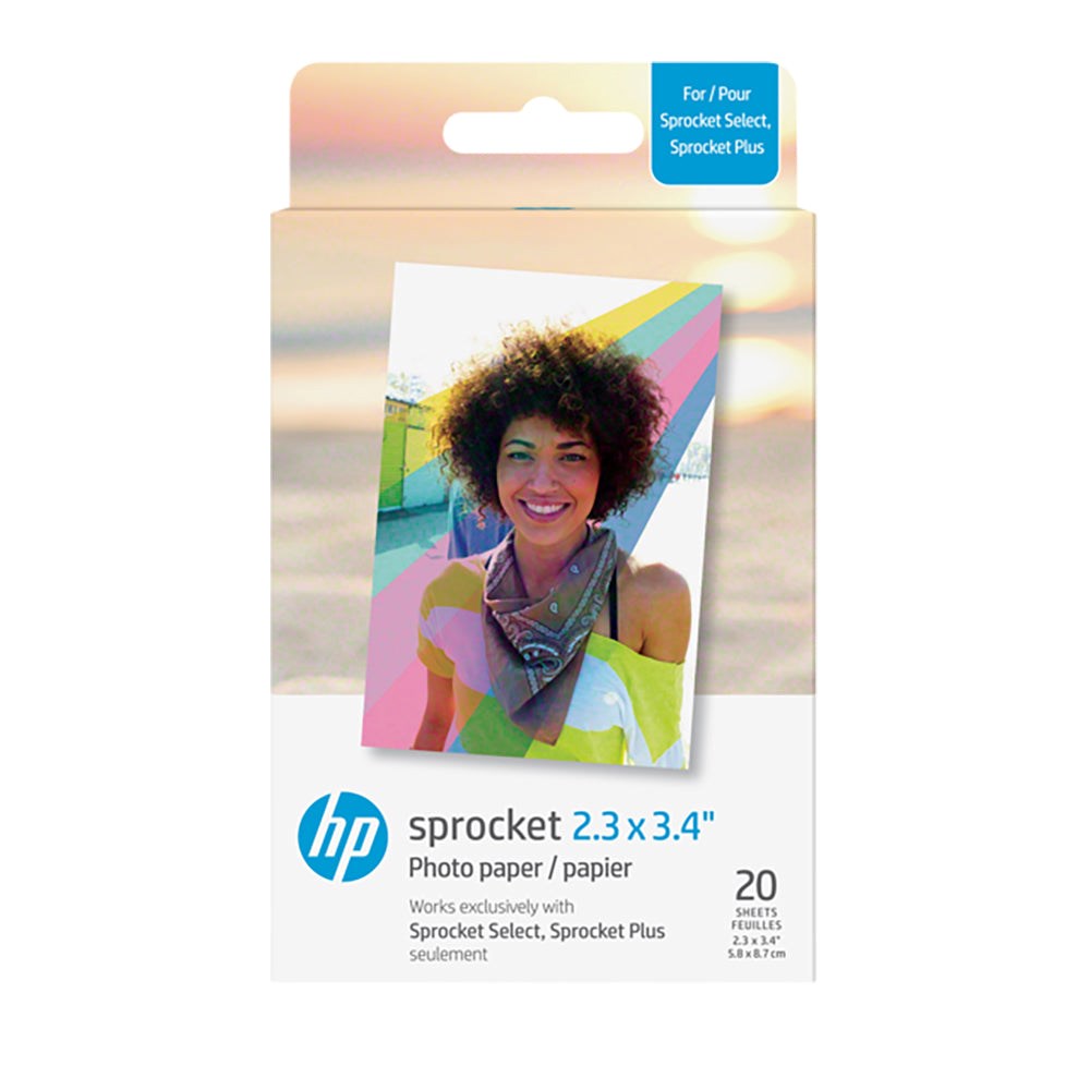 HP Sprocket Select / Spocket Plus Fotopapir 5,8 x 8,7 cm - 20 stk.