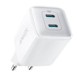 Anker 521 Vægoplader 40W m. 2 x USB-C - Hvid