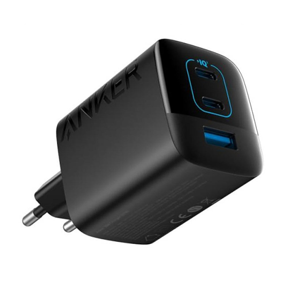 Anker 336 Vægoplader 67W m. 1 x USB-A & 2 x USB-C - Sort