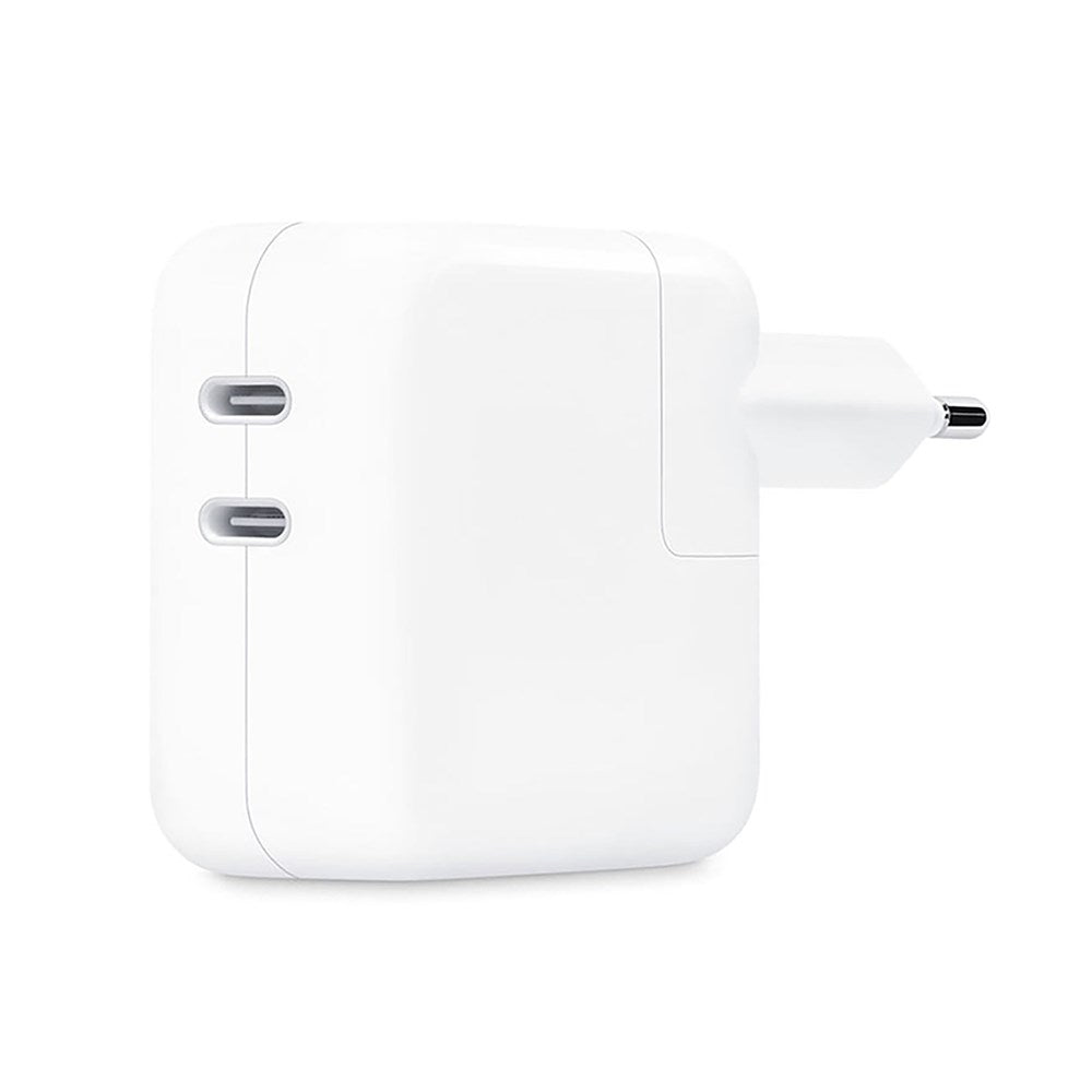 Original Apple Vægoplader 35W m. 2 x USB-C - Hvid