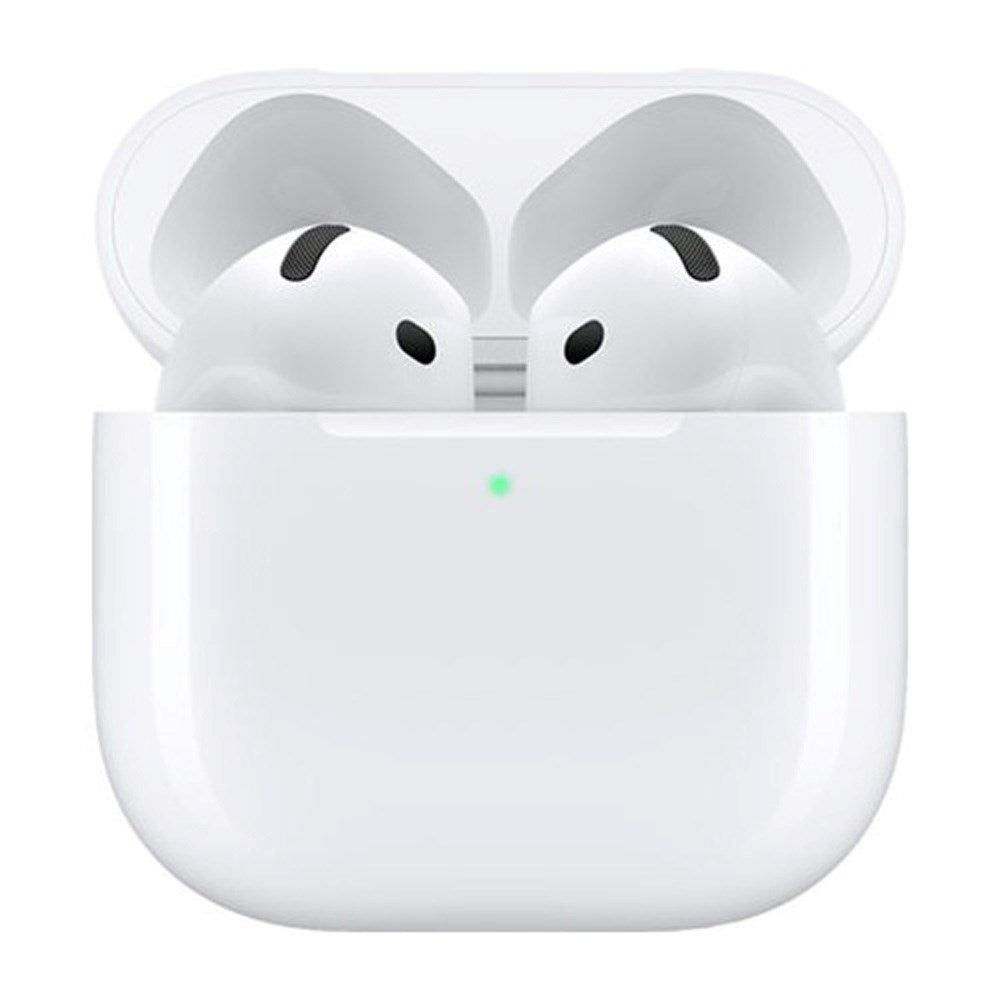 Apple Airpods 4 In-Ear Headset - m. Trådløst Opladningsetui - Hvid