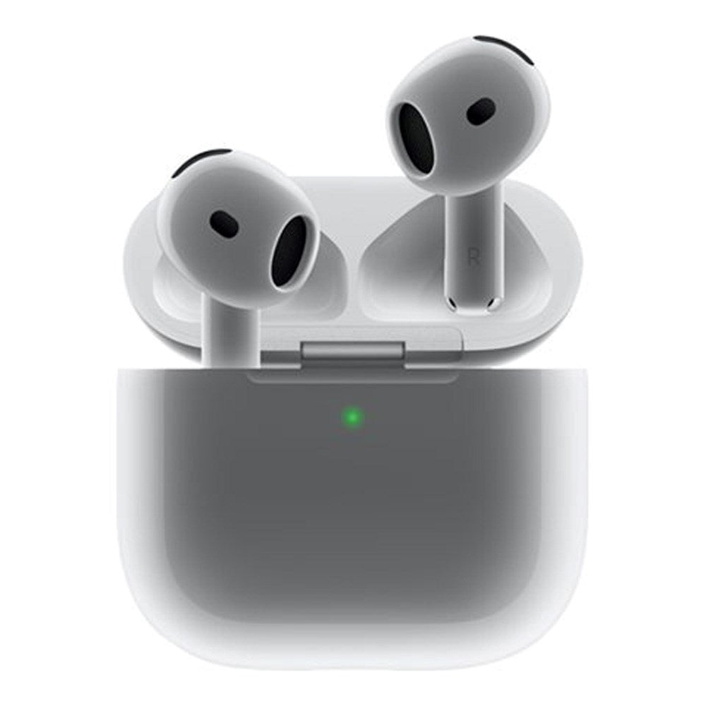 Apple AirPods 4 med Aktiv Støjreduktion  In-Ear Headset - m. Trådløst Opladningsetui - Hvid