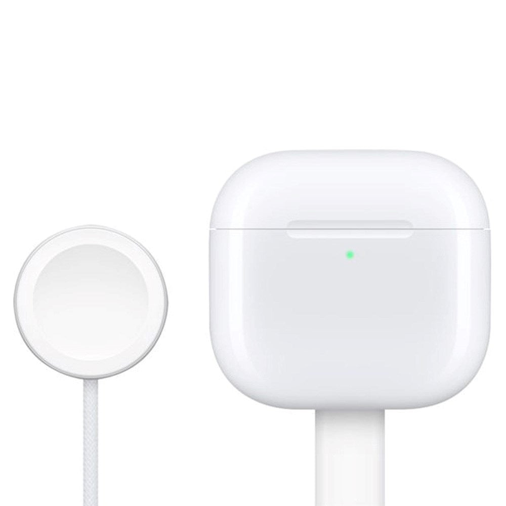 Apple AirPods 4 med Aktiv Støjreduktion  In-Ear Headset - m. Trådløst Opladningsetui - Hvid