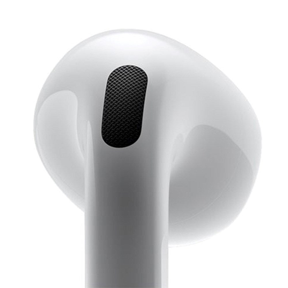 Apple AirPods 4 med Aktiv Støjreduktion  In-Ear Headset - m. Trådløst Opladningsetui - Hvid