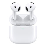 Apple AirPods 4 med Aktiv Støjreduktion  In-Ear Headset - m. Trådløst Opladningsetui - Hvid