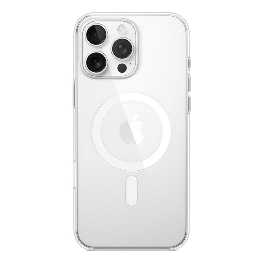 Original Apple iPhone 16 Pro Max Bagside Cover - MagSafe Kompatibel - Gennemsigtig