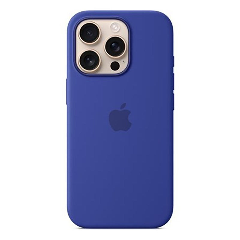 Original Apple iPhone 16 Pro Silikone Bagside Cover - MagSafe Kompatibel - Ultramarine (MYYP3ZM/A)