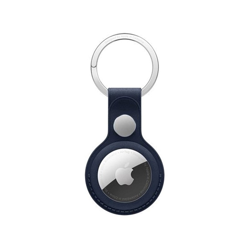 Original Apple AirTag 1. & 2. Gen. FineWoven Holder m. Nøglering - Deep Blue (MA7H4ZM/A)